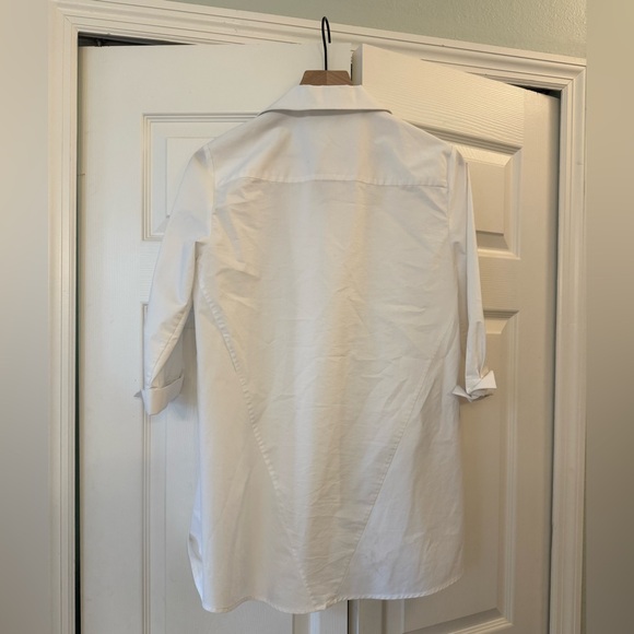 HINSON WU - BETTY LONG SLEEVE TUNIC in white size 6 - Picture 7 of 8